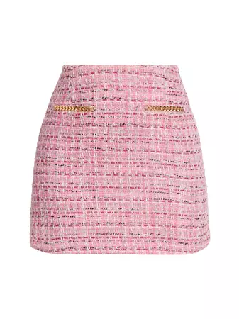 Shop Generation Love Blanche Metallic Tweed Miniskirt | Saks Fifth Avenue