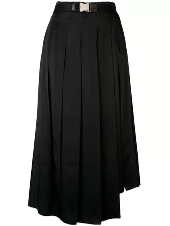 Fendi Midi Pleated Skirt