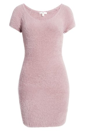 BP. Cozy Short Sleeve Sweater Minidress | Nordstrom