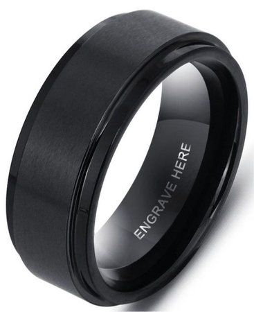 Male Black Ring