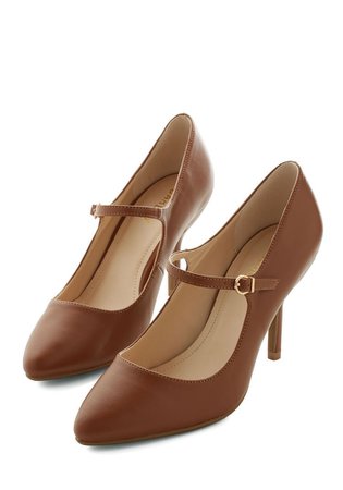 ModCloth Brown Mary Jane Pumps