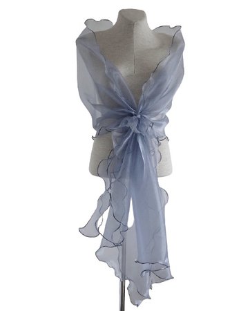 light blue shawl