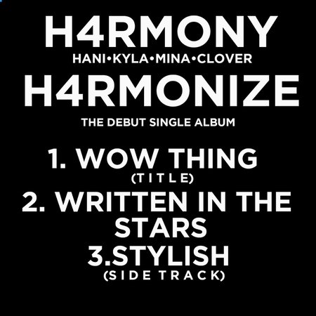 harmonize tracklist