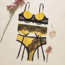 yellow lingerie embroidery - Google Search