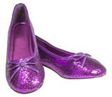 Purple Sparkle Shoes (purple flats)