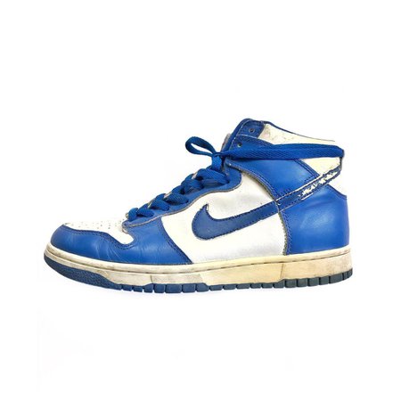 Secret Item Archive sur Instagram : SOLD 1998 OG Nike Dunk Hi Kentucky Blue Size: 8.5 DM TO PURCHASE • From 1998, before Nike-SB dunks became a thing, these are original…