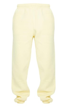Lemon Drawstring Thick Joggers | Co-Ords | PrettyLittleThing USA