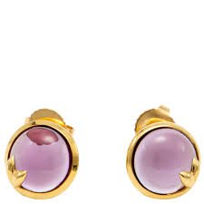 gold and purple necklace earrings - Google Search