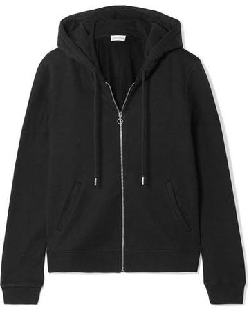 Ninety Percent - Paris Organic Cotton-jersey Hoodie - Black