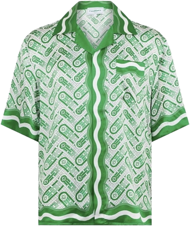 Casablanca green shirt