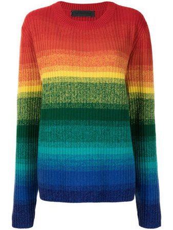 The Elder Statesman cashmere striped jumper multicolour 200431 - Farfetch