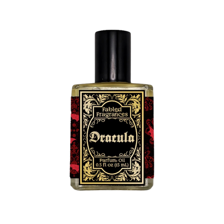 Dracula perfume ylang ylang rose dragons blood lilac styrax amber musk