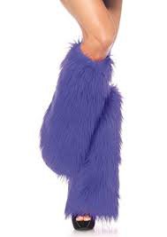 purple fur leg warmers - Google Search
