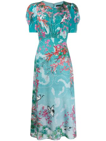Saloni Flower Print Dress - Buy Online Shop In Moscow | Prices, Photos.