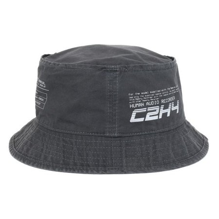 C2H4 INSTRUCTION PRINT BUCKET HAT / SLATE GRAY