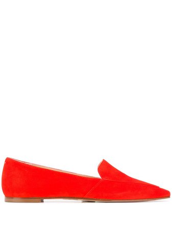 Red aeyde Aurora flat ballerina shoes AURORAKIDSUEDE - Farfetch