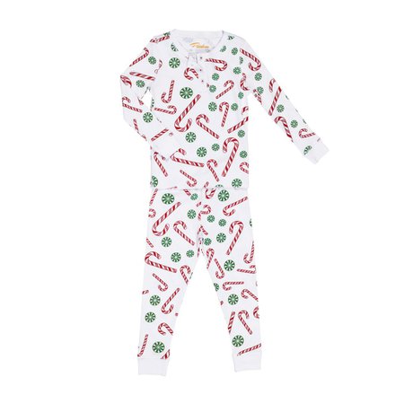 Candy Cane Pajamas - Christmas Pajama Sets | Petidoux