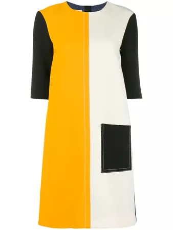 Marni Colour Block Dress - Farfetch