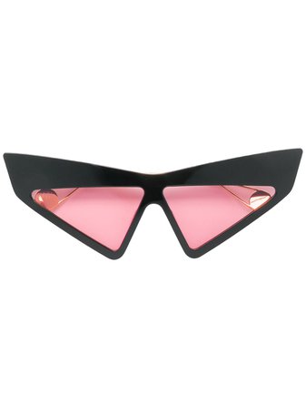 Gucci Eyewear visor crystal-studded sunglasses black GG0430S - Farfetch