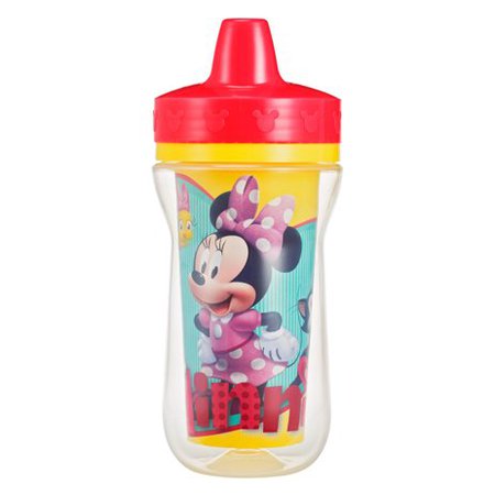 Disney Minnie Mouse Insulated Hard Spout Sippy Cups With One Piece Lid, 9 Oz, 2 Pk - Walmart.com - Walmart.com