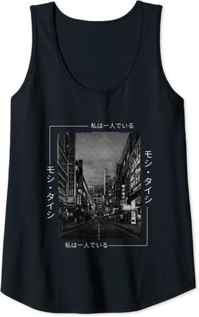 Amazon.com: Retro Lofi Tokyo Japanese Streetwear Aesthetic Graphic Tank Top : Clothing, Shoes & Jewelry