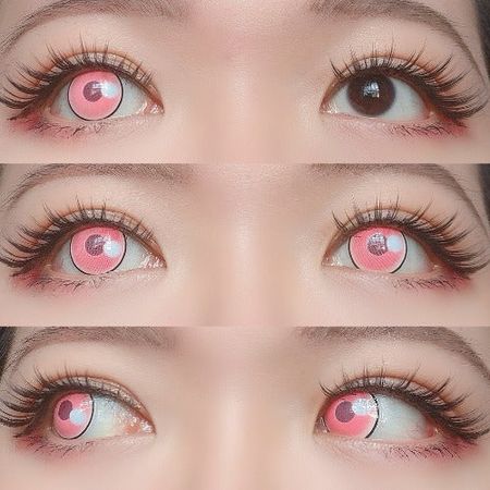 Demon Slayer Nezuko Kamado Colored Eye Contacts – UNIQSO