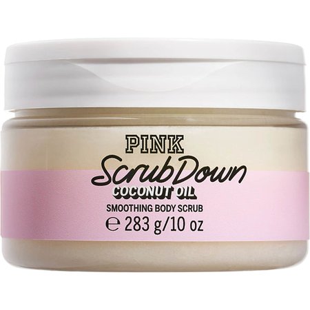Victoria's Secret Pink Scrub Down 10 Oz Coconut Oil Smoothing Body Scrub | Pink Body 2 For $22 | Shop The Exchange