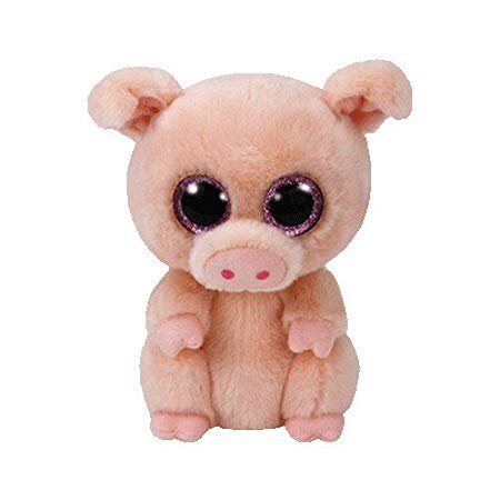Ty Beanie Boo Plush - Piggley The Pig 15cm: Toys & Games