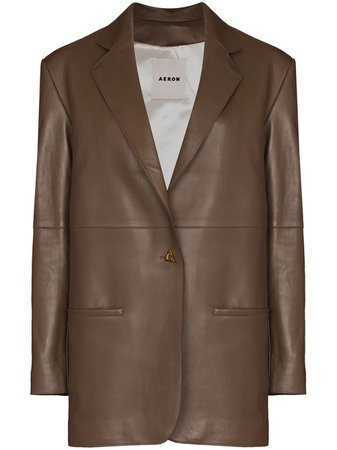 Shop Aeron Mercedes single-breasted blazer with Express Delivery - FARFETCH