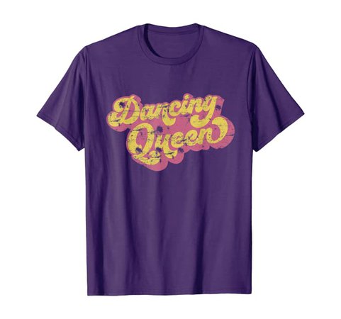 Amazon.com: Dancing Queen Shirt Vintage Dancing 70s T-Shirt: Clothing