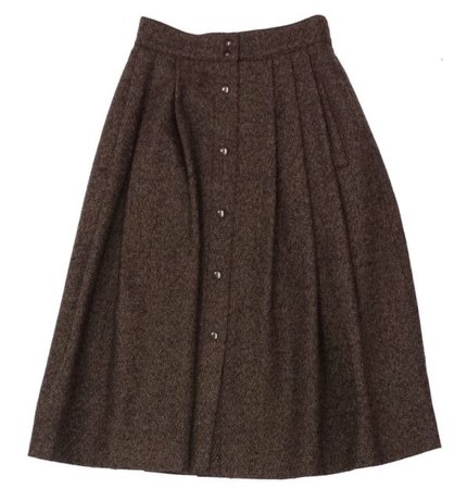 brown skirt vintage