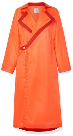 TRE by Natalie Ratabesi - The Usha Oversized Shell Coat - Bright orange