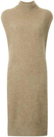 sleeveless sweater dress