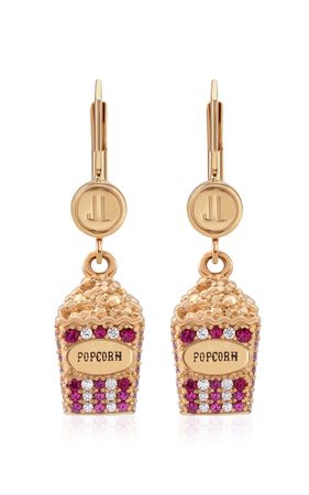Popcorn Matinee 14k Gold-Plated Earrings By Judith Leiber | Moda Operandi