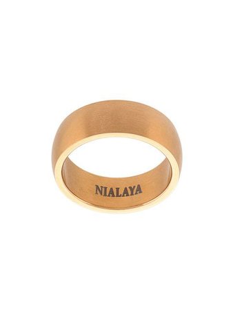 Nialaya Jewelry polished curved ring