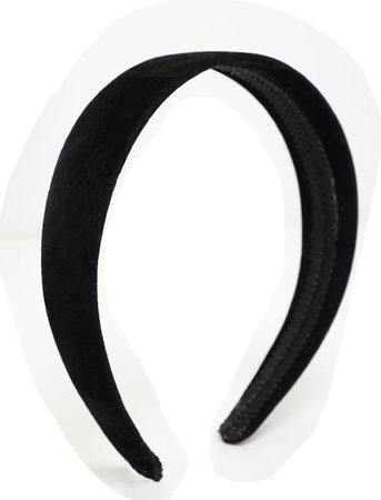 black velvet headband