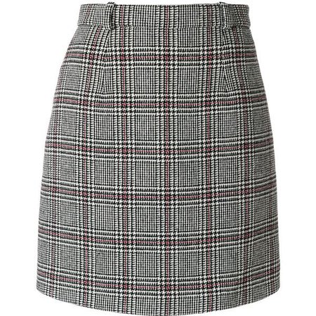 checkered skirt grey > Clearance shop