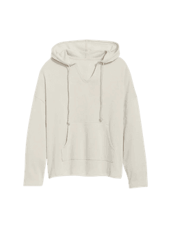 Oversized Raw-Hem Pullover Hoodie for Women | Old Navy