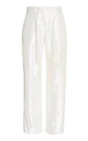 Gracious Linen-Blend Pants By Aje | Moda Operandi