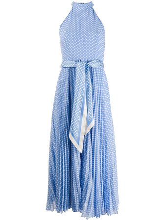 Zimmermann Satin Sunray Picnic Dress 7634DRSUP Blue | Farfetch