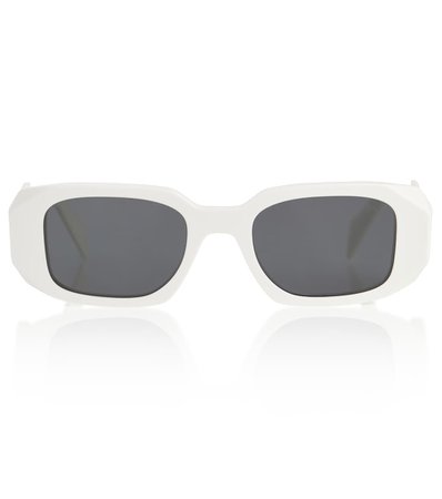Prada - Square acetate sunglasses | Mytheresa