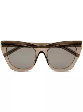 Saint Laurent Eyewear Kate cat-eye Frame Sunglasses - Farfetch