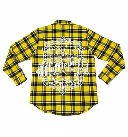 Harry Potter Hufflepuff Flannel Shirt from Cakeworthy