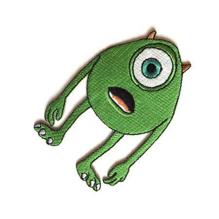 Monsters Inc Patch, Disney Patches, Iron On, Mike Wazowski, - Depop