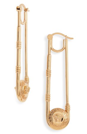 Versace Safety Pin Drop Earrings | Nordstrom