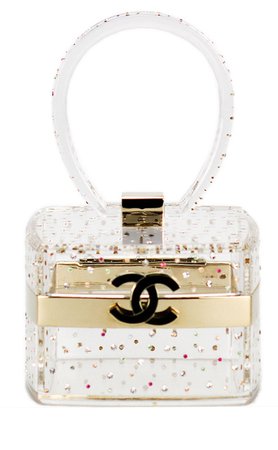 Chanel minaudiere clear