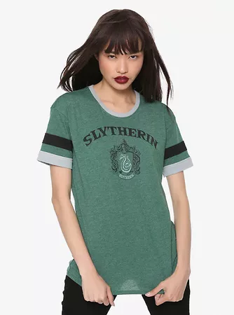 Harry Potter Slytherin Girls Athletic T-Shirt