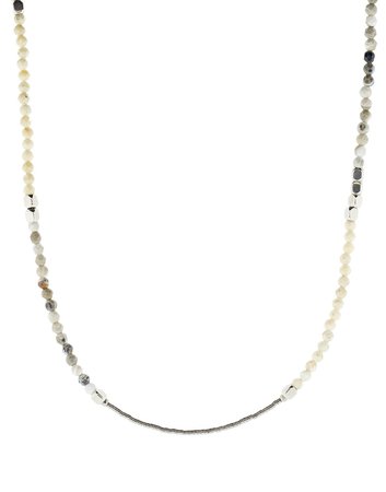 Beaded Silver Strand Bracelet and Necklace | Marissa Collections