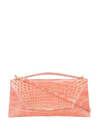 Shop pink Tyler Ellis Aimee handle large clutch with Express Delivery - Farfetch