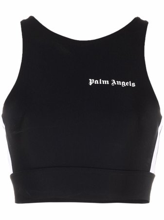 Palm Angels side-stripe Cropped Top - Farfetch